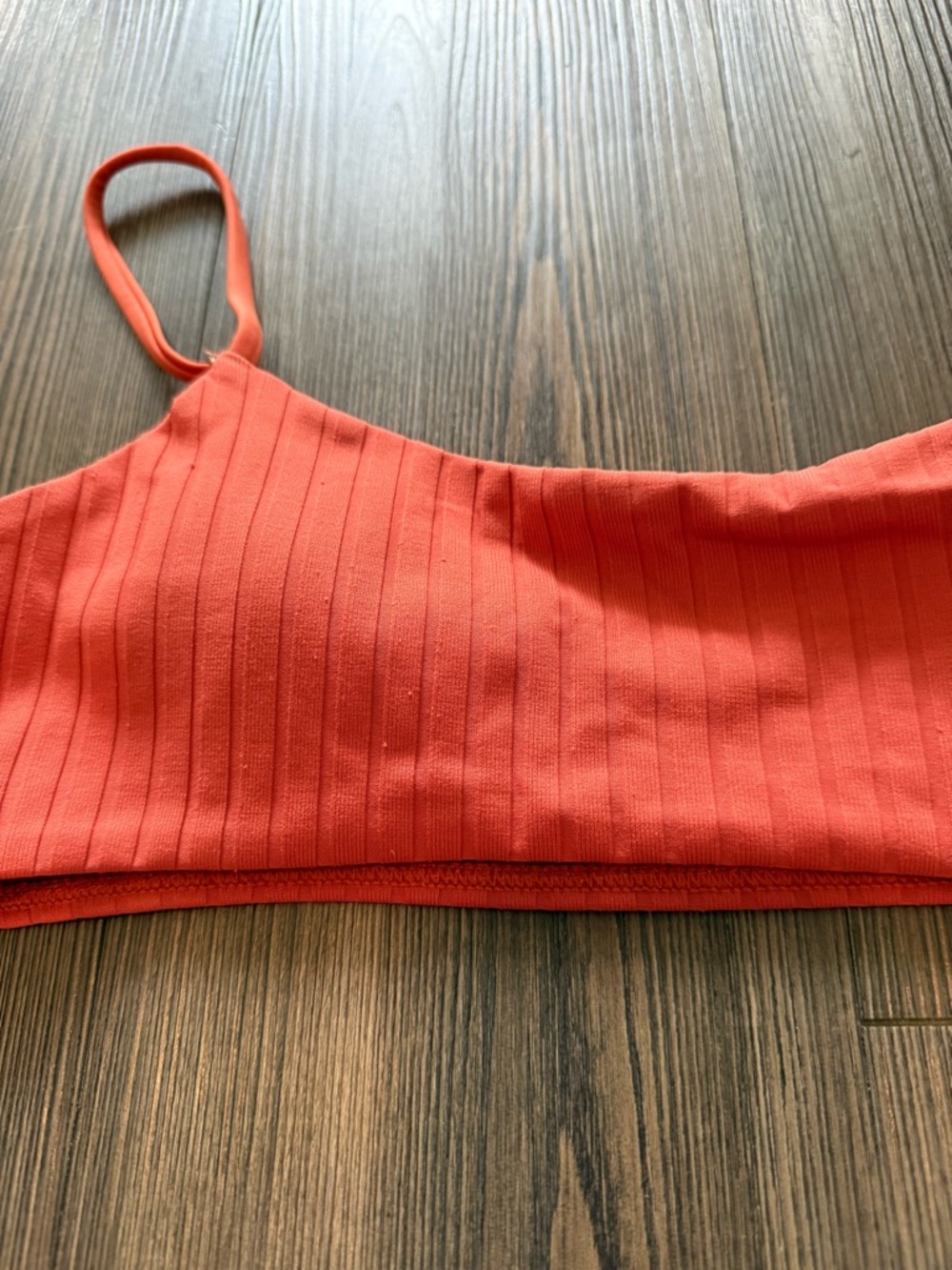 Damsel Ribbed Orange Bikini - Picture 3 of 5